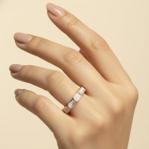 Eternity Band | Rose Gold Stacking Ring | Minimalist Jewelry